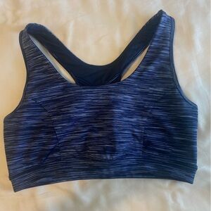 Tek Gear Blue Sports Bra Medium Support Large